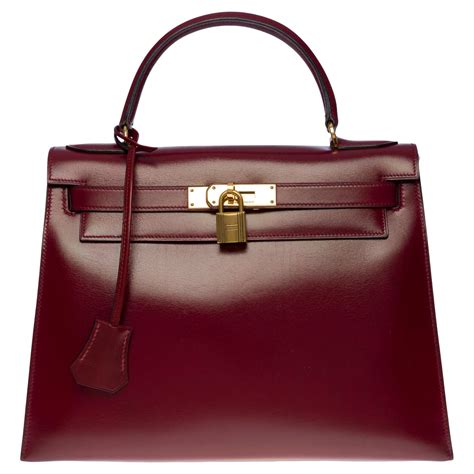 hermes kelly 28 rouge h|Hermès Rouge H Box Sellier Kelly 28 Gold Hardware, 2018.